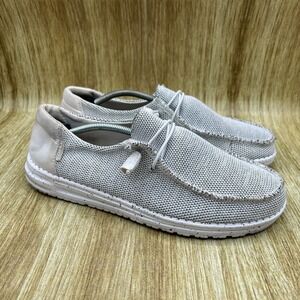 Hey Dude Shoes‎ Wendy Women's Size 10 Sox Stone White Shoes Slip On Casual